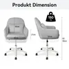 Product dimensions and weight capacity of a chair. Produktbild-Vorschau