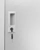 vidaXL Schließfachschrank Hellgrau 90x45x92,5 cm Stahl Produktbild-Vorschau 5