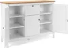 Credenza >Batley II< in bianco - 120x90x40 cm (LxAxP) Anteprima dell’immagine prodotto 6
