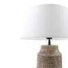 Lindby Tischleuchte Aelith, Ø 40 cm, braun, Keramik, E27 Produktbild-Vorschau 4