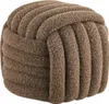 Pouf Mette braun, 48 cm breit, 43 cm hoch, 48 cm tief Produktbild-Vorschau 1