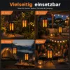 Solar Laterne 2er Set mit Flammeneffekt, Solar Produktbild-Vorschau 5
