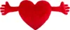 GiftyCity Cuscino cuore di peluche con mani, 70 cm Anteprima dell’immagine prodotto 7