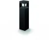 A black LED bollard light is shown against a white background. Anteprima dell’immagine prodotto