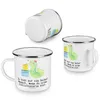 Mr. & Mrs. Panda becher emaille Bibliothekarin Herz - Weiß Produktbild-Vorschau 4