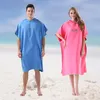 Ručník z mikrovlákna, převlékací pončo na pláž, surfovací Náhled obrázku produktu 6