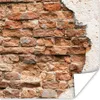 MuchoWow® Poster Gips - Wand - Ziegel 100x100 cm - Produktbild-Vorschau 1