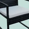 Sada zahradního nábytku Relaxdays, 4dílná ratanová sedací Náhled obrázku produktu 7