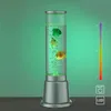 Colonna d'acqua a LED RGB con pesci decorativi, Anteprima dell’immagine prodotto 5