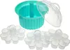 evym Muffin-Cupcake Box Mint, rund aus Kunststoff | Produktbild-Vorschau 2