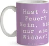 Mr. & Mrs. Panda Kaffeebecher Spruch Widder Feuer - Produktbild-Vorschau 3