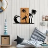 Wallity, Surfer Life, Dekoratives Wandaccessoire aus Holz, Produktbild-Vorschau 3