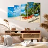 Bild auf Leinwand - Leinwandbild - Golf Ozean Palme Boot - Produktbild-Vorschau 7
