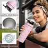 Protein Shaker Edelstahl 750ml mit Kugel für cremige Shakes Produktbild-Vorschau 7