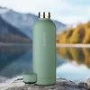Trinkflasche Edelstahl 500ml Thermoflasche Tee Kaffee Isolierflasche grün Vinsun Produktbild-Vorschau