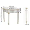 Dimensions of a console table are shown with measurement lines and text. Produktbild-Vorschau