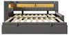 Łóżko tapicerowane 90 x 200 cm, rozkładane do 180 x 200 cm, Podgląd zdjęcia produktu 11