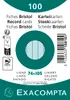 Exacompta Karteikarten A7 liniert 100 Stück cyan 74x105 mm Produktbild-Vorschau 3
