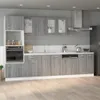 vidaXL Skříňka do mikrovlnné trouby Lyon Grey Sonoma Náhled obrázku produktu 3