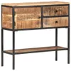 vidaXL Sideboard 85x30x80 cm Raues Mangoholz Produktbild-Vorschau 8