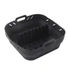 Quadratische Air Fryer Silikon-Backform mit Silikonmatte Produktbild-Vorschau 3