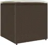 vidaXL Kissenbox mit Speicher Braun 50 x 50 x 50 cm Produktbild-Vorschau 1