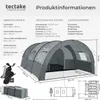 Tunnelzelt Roskilde für 6 Personen - hellgrau/dunkelgrau Produktbild-Vorschau 5