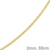 2mm-Panzerkette-585-Gelbgold-55cm Produktbild-Vorschau