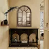 Arch Wandspiegel - Grote houten decoratiespiegel voor hal Productafbeelding-voorbeeld 5