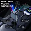120W Einziehbares Auto Ladegerät,4-fach Produktbild-Vorschau 5