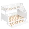 Flieks Etagenbett 90x200/140x200 mit Lattenrost, Hochbett Produktbild-Vorschau 6
