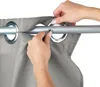 WENKO Tenda da doccia Anelli da bagno Tessile 180 x 200 cm Anteprima dell’immagine prodotto 4