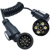 CCLIFE 2,0 m, adaptateur 13 broches vers 7 broches, câble Voir les images du produit 1