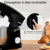 Robot pâtissier YASHE 1500 W, bols 4,5 L et 5 L, 10 Voir les images du produit 6