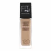 A product shot of a Maybelline Fit Me! foundation bottle against a white background. Produktbild-Vorschau