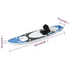 "im  " SUP-Board-Set Aufblasbar Marineblau 330x76x10 cm - Produktbild-Vorschau 12