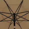 vidaXL Parasol avec mât en aluminium 3 couches Taupe 3,5 m Voir les images du produit 4