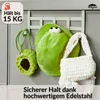 DEKAZIA® Türgarderobe zum Einhängen Grün Bunt – Türhaken Produktbild-Vorschau 3
