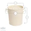 Harbour Housewares Industrie Compost Bin - Vintage Style Produktbild-Vorschau 4