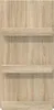 Magazinregal Sonoma-Eiche 51 x 11 x 102 cm Holzwerkstoff Produktbild-Vorschau 5