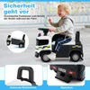 COSTWAY 2 in 1 Rutschauto, Polizeiauto mit Lenkrad, Produktbild-Vorschau 6