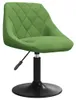 vidaXL Chaise de salle à manger 2 pcs. Pivotantes Vert Voir les images du produit 3