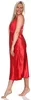 Damen Negligé Satin Nachtkleid Reizwäsche mit Spitze; Produktbild-Vorschau 3