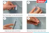 tesa Powerstrips Draht Haken 0.5kg selbstklebend Voir les images du produit 2