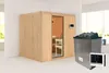 Karibu Sauna Heimsauna Innensauna KALLE 4 68mm Wandstärke Produktbild-Vorschau 2
