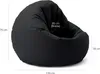 LUMALAND Sitzsack Drops (300 L) - In- & outdoor - Schwarz Produktbild-Vorschau 13