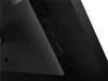 A close-up view of the ports and vents on the back of a black computer monitor. Produktbild-Vorschau
