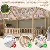 Crazy Pine Letto a Casetta 100x200 cm – Letto Montessori da Anteprima dell’immagine prodotto 6