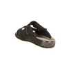 A black sandal is shown from a side-rear angle against a white background. Anteprima dell’immagine prodotto