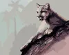 Zuty - Malen nach Zahlen - LIEGENDER PUMA (D. RUSTY RUST), Produktbild-Vorschau 1
